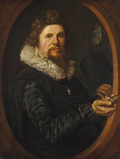 Portret van een man door Frans Hals